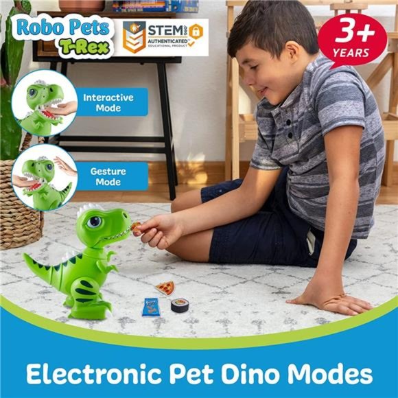 Robo Pet T-Rex Dinosaur Toy for Boys and Girls-Remote Control Robot Toy - Picture 3 of 6